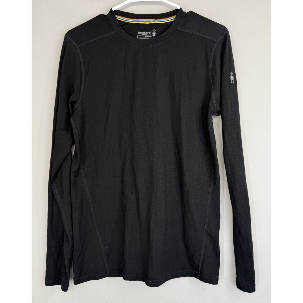 Smartwool Base Layer 150 Shirt Men's Small Long Sleeve Merino / Nylon Black